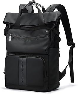BG FUTURE AESTHETICS BANGE Roll Top Backpack Work Backpack for men Waterproof Anti-Theft Backpack Travelling Camping College School Daily fashion bag