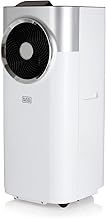 BLACK+DECKER BXAC40008GB Portable 3-in-1 Air Conditioner with 24-Hour Timer, Remote Control, 12,000 BTU, White