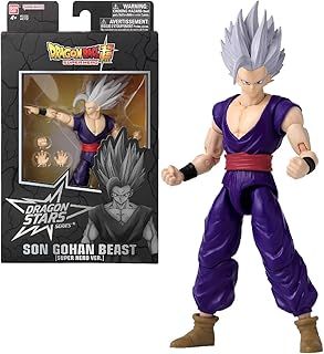 DRAGON BALL Bandai Dragon Stars Figures Son Gohan Beast Son Gohan Beast Action Figure | 17cm Articulated Figure | Bandai Dragon Stars Anime Figures