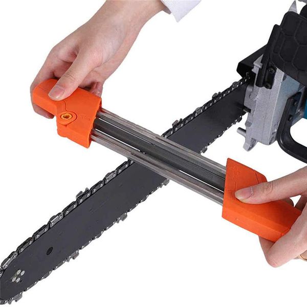 foris Chainsaw Sharpener, Chainsaw Sharpening Kit and Chain Saw Woodworking Blade Chain Grinding Tool Compatible with Stihl 3/8''P Chainsaw Chain -2 in 1 Easy File 4.0mm,Grinder Replacement