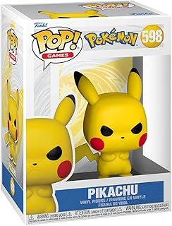 Funko Pop! Games: Pokemon - Grumpy Pikachu - Amazon Exclusive - Collectable Vinyl Figure - Gift Idea - Official Merchandise - Toys for Kids & Adults - Video Games Fans - Model Figure for Collectors