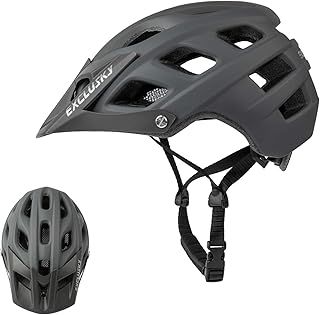 Exclusky Mountain Bike Helmet, MTB Helmet Adult Lightweight Breathable Mens Bike Helmet Cycling Mountain & Road Bicycle Helmets for Men Women