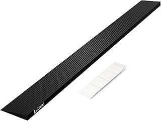 LIEKUMM 1.5cm High Threshold Ramp, 650kg Load Capacity Non-Slip Rubber Threshold Ramp for Bicycles, Scooter，Wheelchairs for Doorways, Driveways, Steps and Stairs