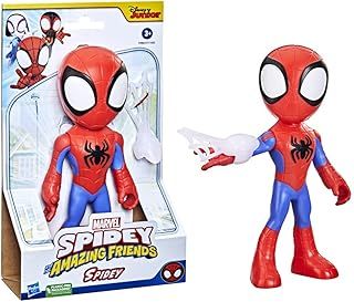 SPIDEY AND HIS AMAZING FRIENDS Hasbro Marvel Supersized Spidey Action Figure, Preschool Superhero Toy for Kids Ages 3 and Up Multicolor Other_toys