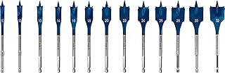 Bosch 13x EXPERT Self Cut Speed Spade Drill Bit Set (for Softwood, Particleboard, Ø 10-32 mm, Professional Accessory Rotary Drill/Drivers)