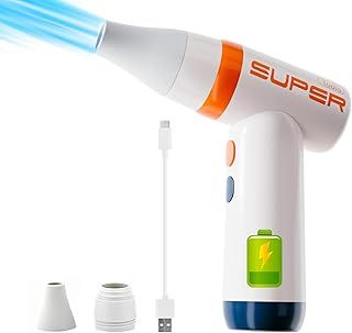Electronics Compressed Air Dusters with Powerful Brushless & Coreless Motor Elegant All Metal Air Blower Compressed Air Cleaner for PC Keyboard Electronics Home Cleaning