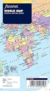 Filofax Personal World Map