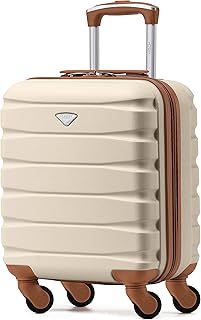 Flight Knight EasyJet Cabin Bag 45x36x20, Underseat, Lightweight Small Durable 4 Wheel Cabin Suitcase, Maximum Carry-On Size, ABS Hard Shell, 10kg Hand Luggage Bag- 45 x 36 x 20 cm Travel Bag