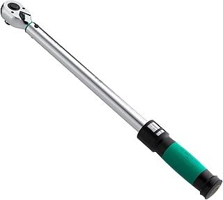 Torque Wrench 1/2 inch 20-200Nm Ensure Series from WIESEMANN 1893 I Torque Wrench with Double Scale & Right-Hand Tightening I Made of Q-30 Chrome-Plated Steel I in Transport Box I 81437
