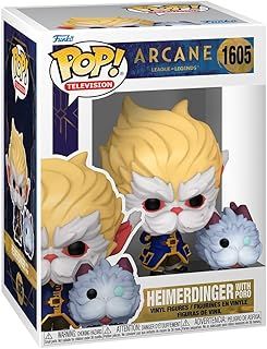Funko Pop! TV: Arcane LoL– Heimerdinger With Poro - Arcane: League Of Legends - Collectable Vinyl Figure - Gift Idea - Official Merchandise - Toys for Kids & Adults - TV Fans