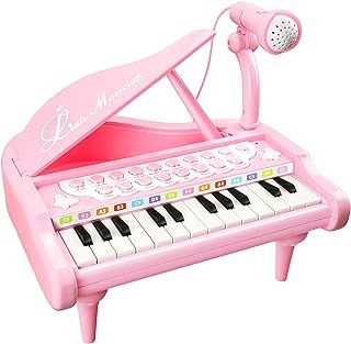 Love&Mini Kids Piano Keyboard for Baby – Musical Toy for Baby Boys Girls 1 2 3 Years Old Birthday Gift with Microphone