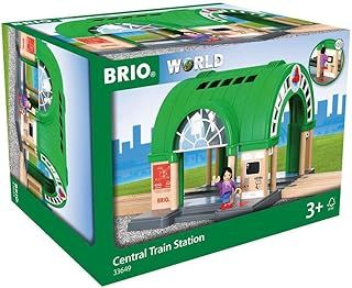 BRIO World Central Train Station for Kids Age 3 Years Up - Compatible with all BRIO Railway Sets & Accessories