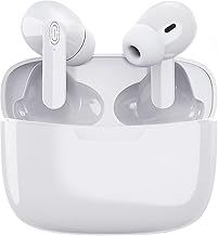 Y113 Language Translator Earbuds, Two Way Translator Device for 114 Languages Online Translation, Bluetooth Translation Headset (White)