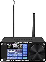 ATS-25 max-DECODER SI4732 Radio Receiver,Version 4.17 Adds CW, RTty Decoding Function, WiFi Function, Four Audio Spectrum, FM LW (MW and SW) CB SSB Shortwave Receiver Built-in 4000mA Battery