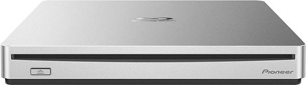 Pioneer External Blu-ray Drive BDR-XS07TS Silver Color to Match your computer.6X Slot Loading Portable USB 3.2 Gen1(3.0) BD/DVD/CD Writer. BDXL & M-Disc Support. (No application software included)