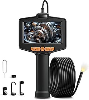 Handheld Endoscope Inspection Camera IP67 Waterproof Borescope 4.3'IPS Screen 1080P HD Inspection Camera, 2M Flexible Cable for Electronic Inspections and Repairs, Gadgets for Men