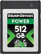 Delkin Power Memory Card - CFexpress Type B 4.0 for Digital Cameras | Ideal for Express Transfer of Images and Videos for Storage | Memory Card Storage (512GB)