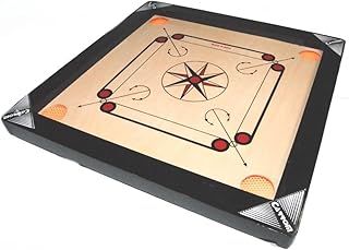 Apex Indian Wooden Carrom Board - NOT FULL SIZED Size 65cm / 25'' + EXTRAS