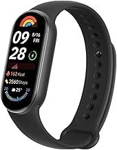 Xiaomi Smart Band 9 Fitness Tracker, AMOLED Display with 1200 Nits, Sp02 Tracking, Sleep and Heart Rate Monitor, Notifications, 5ATM Waterproof, Mi Fit App, Midnight Black