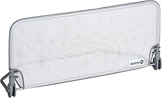 Safety 1st Standard Bed Rail 90cm, Bed Guard for Toddler Bed, 18 Months – 5 Years, Toddler Bed Rail, Mesh Fabric, Automatic Lock, Easy to Clean, Grey & White