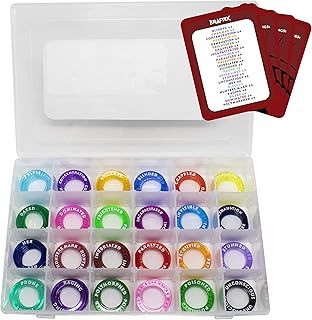 DnD Condition Rings [96pcs]: D&D Accessories for Dungeon Masters to Track Spell Effects. Use as D&D Tokens, Ring, Status Markers or DM Tools