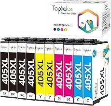 405XL Ink Cartridges Multipack Compatible with Epson 405 Ink for Epson WorkForce Pro WF-4820 Ink Cartridges WF-3820 WF-7310 WF-7830 WF-7840 WF-4830 WF 3820 WF 7310 WF 7830 (8 Pack)