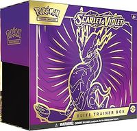 Pokémon TCG: Scarlet and Violet Elite Trainer Box - Miraidon (1 Full Art Promo Card, 9 Boosters and Premium Accessories)