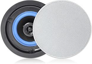 Herdio 4 Inch Ceiling Speakers, 160 Watts Flush Mount Home In Ceiling Speakers, Perfect for Kitchen, Bedroom, Bathroom, Home Theater, Balcony (2 Speakers)