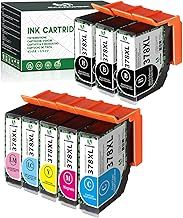 Economink 378XL Ink Cartridge Compatible for Epson 378 XL for Expression Photo XP-8505 XP-8700 XP-8600 XP-8500 XP-8605 Printers (8 Pack)