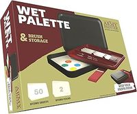 The Army Painter, Wet Palette, For Acrylic Paint, Incl. 50 Hydro Sheets, 2 Hydro Foams & Paint Brush Storage - For Miniature Painting, Dnd & Warhammer