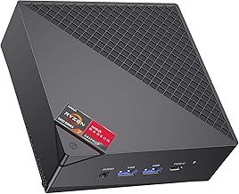 AM06PRO Mini PC, AMD Ryzen 7 5700U(8C/16T, up to 4.3GHz), 16GB DDR4&512GB SSD, Windows 11 Pro Mini desktop Computer,Vega 8 Graphics, Support 4K@60Hz Display WiFi6/Bluetooth 5.2/USB3.2