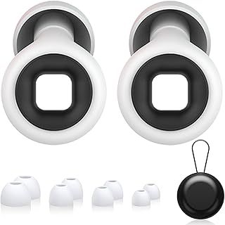 ModusTech High-Fidelity Noise Reduction Earplugs – 17dB Noise Cancelling Ear Plugs for Concerts, Musicians, Festivals, Sports & Nightlife | Comfortable & Reusable Ear Protection (White)
