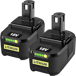 18V 8.0Ah P108 Replacement Battery for Ryobi Battery 18V Compatible with Ryobi 18V Battery RB18L50 RB18L25 RB18L40 RB18L15 RB18L13 P102 P103 P104 P105 P106 P107 with LED Indicator