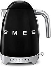 Smeg KLF04BLUK Variable Temperature Kettle 3D Logo Black