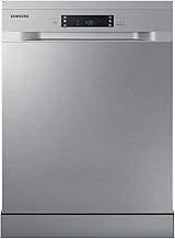 Samsung Dishwasher, Freestanding, With Auto Door, 14 Place Setting, Series 7, Silver, DW60CG550FSREU