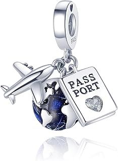MULA 925 Sterling Silver Charms for Bracelets and Necklaces Dangle Pendants Beads Charms Jewelry Charm for Women Mother