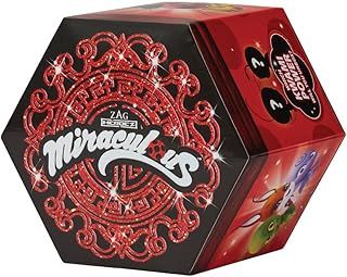 Bandai Miraculous Ladybug And Cat Noir Surprise Box With Figurine |Kwami Toy Inside | Mystery Kwami Toys Collect Them All | Blind Box Miraculous Kwami Figure With Jewel