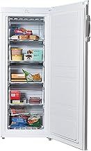 Igenix IGTF055W Freestanding Tall Freezer, 2 Shelves with Flap Closures, 3 Clear Freezer Drawers, Reversible Door, 160 Litre Capacity, 55 cm Wide, White