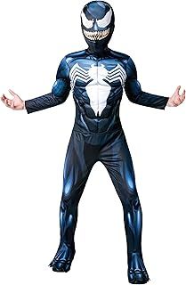 Rubies Official Disney Marvel Spider-Man Venom Deluxe Boys Costume, Superhero Fancy Dress Halloween
