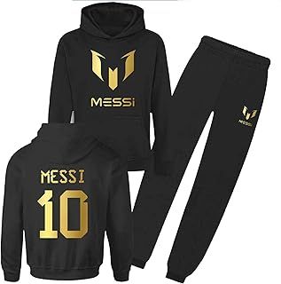 Kids #10 Football Tracksuit for Kids – Hoodie & Joggers Set – Boys Soccer Outfit Gift – Youth Sport Sweatshirt & Pants