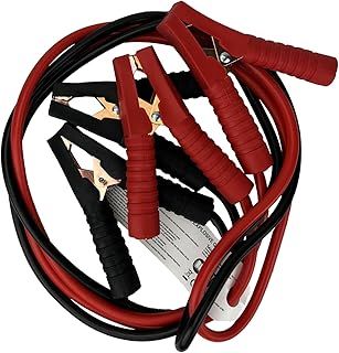 Sakura 200 Amp 2M Length Booster Cables Jump Leads Flat Battery Breakdown Rescue Cars Vehicles Up To 2.0 Litres 2000Cc Red Black Colour Coded Clamps Storage Bag