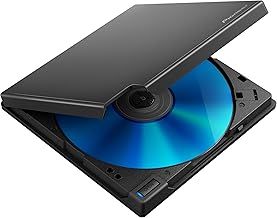 Pioneer External Blu-rayDrive BDR-XD08TB (New!) USB 3.2 Gen1 (USB Type-C) / 2.0 Slim Portable BD/DVD/CD Writer …