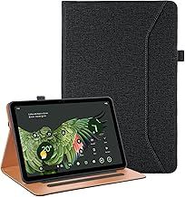 for Google Pixel Tablet Case with Pen Holder Multi-Angle Support Case for Google Pixel Tablet 11 Inch with Hand Strap,Black