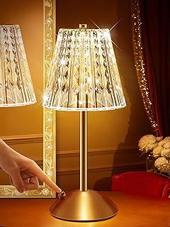 One Fire Table Lamp,10-Way Dimmable Rechargeable Lamp for Bedroom,3 Colors Touch Lamps Bedside Lamp,Table Lamps for Living Room Rechargeable Light,Bedside Light Battery Operated Lamp for Bedroom