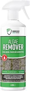 Algae Remover - 1 Litre Covers 10m² - Patio Spray and Leave Cleaner Algae, Lichen, Moss and Algae for Patios, Decking, Fences, and Garden Paths