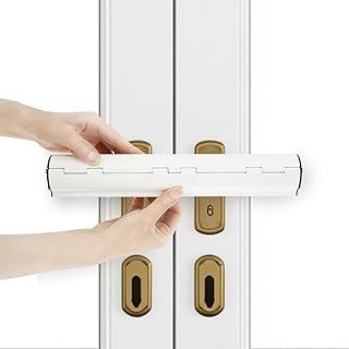 French Door Security Lock Metal 3-Digit Combination Lock 2 Handle Patio Door Lock Keyless Door Jammer Door Security Devices for Patio Door French Double Doors