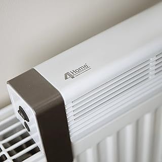 Electric Radiator Fan – Low Power Low Noise 12W White