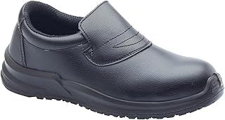 Blackrock Slip-On Safety Shoes, Mens Womens Steel Toe Cap, Chef, Nursing, Orthopedic, Non-Slip Work Shoes, Work Utility Footwear, Hygiene, Catering, Kitchen Anti-Slip - Size 9