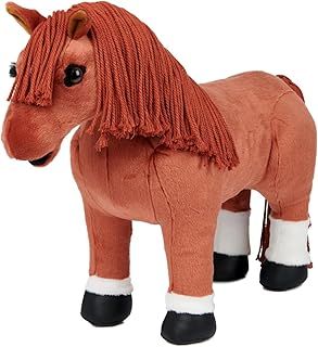 LeMieux Toy Pony Thomas - Cheeky Chestnut Pony - Soft Coat and Plaitable Mane - Educational Toy - Ages 3+