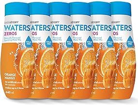 SodaStream Flavours Orange & Mango Zero Mix, Diet Fizzy Drink Maker Concentrate, Aspartame Free SodaStream Syrup, Sparkling Water Flavouring, 6x 440ml Multi Pack, packaging may vary